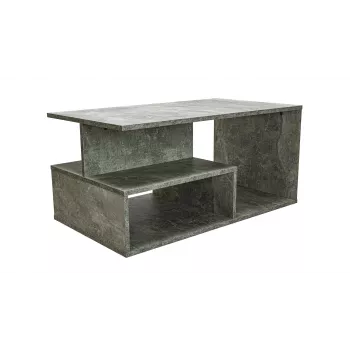 Staliukas kavos Top e Shop PRIMA BETON, laisvos formos viršus, taupe, 900×510×430 mm, 1 kojelė
