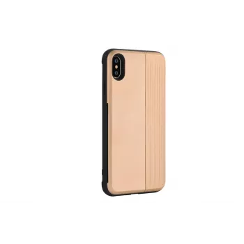 Apsauginis telefono dėklas Devia H-Card Series, skirtas iPhone XS Max 6.5, auksinis