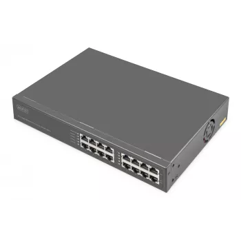 Digitus 8 prievadų Gigabit Ethernet PoE injektorius, 802.3bt, 250 W