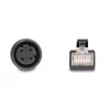 DeLOCK M12 adapterio kabelis D-kodavimo 4 kontaktų moteriškas į RJ45 vyrišką 50 cm