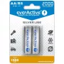 Įkraunamos baterijos R6/AA 2000 mAh, lizdinė pakuotė 2 vnt.