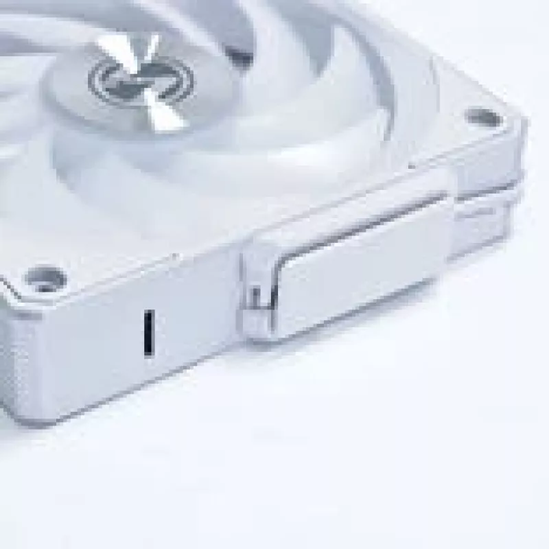 Lian Li UNI FAN 12CL1W3W baltas 120 mm belaidis korpuso ventiliatorius – modulinis, suderinamas su PWM šakotuvu
