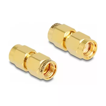 DeLOCK Adapter RP-SMA kištukas į RP-SMA kištuką 9 mm skersmuo 18,9 mm plotis