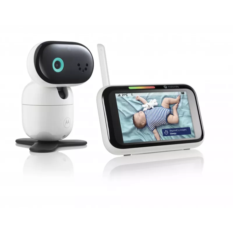 Motorola Solutions PIP1710 Connect 5 pasukamas ir pakreipiamas vaizdo kūdikio monitorius (120MOTOPIP1710C)