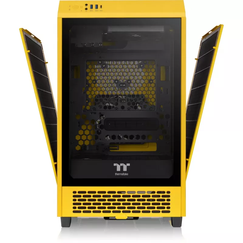 Thermaltake CA-1X9-00S4WN-00 Mini Tower korpusas geltonas