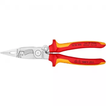 Kombinuotosios replės smailianosės Knipex 13 96 200