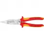 Kombinuotosios replės smailianosės Knipex 13 96 200