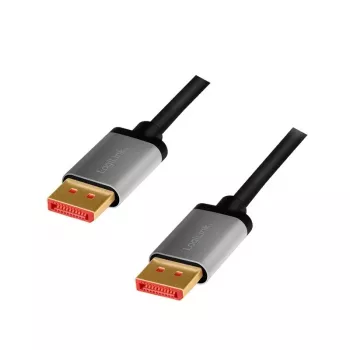 DisplayPort kabelis LogiLink CDA0105 2 m pilka/juoda