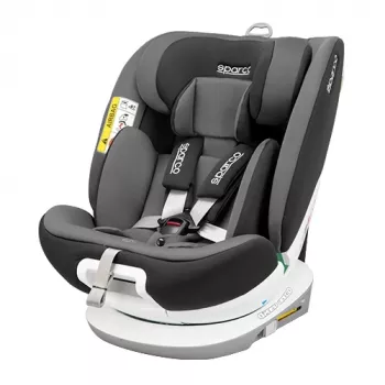 Automobilinė vaiko kėdutė Sparco SK3000 pilka SK3000I_GR vaikams nuo 40 iki 150 cm