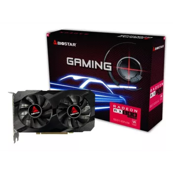 Vaizdo plokštė BIOSTAR Radeon RX 580 8 GB GDDR5, 256 bit, 1150 MHz, PCIe x16, 2 ventiliatoriai