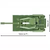 Konstruktorius Cobi IS-2 modelis, Antrojo pasaulinio karo tankas, 130 dalių, rekomenduojamas nuo 6 metų