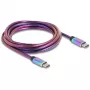 DeLOCK USB 2.0 kabelis USB C 2 m, įvairiaspalvis, 81116
