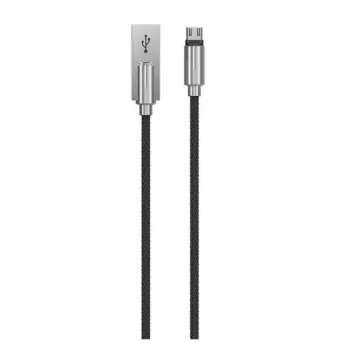 USB įkrovimo ir duomenų laidas Devia Storm Series, cinko lydinys, 5V 2.1A, 1 m