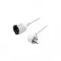 Logilink LPS101 - Prailginimo laidas su kištuku CEE 7/7 (SCHUKO) (M) - CEE 7/7 (SCHUKO) (W) - 3 m - 90° jungtis