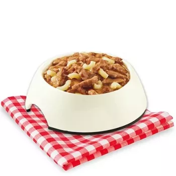 STUZZY Sfilaccetti veršiena su makaronais – šlapias šunų ėdalas – 100g
