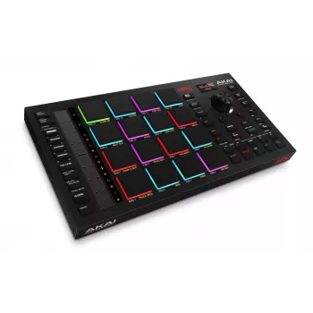 MIDI studijos valdiklis AKAI MPC Studio MK2 su 16 pagalvėlių, LCD, RGB foniniu apšvietimu, USB-MIDI, 305 mm plotis