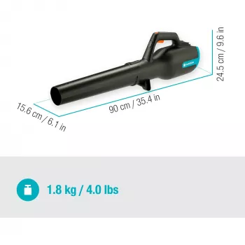 Nešiojamas lapų pūstuvas Gardena PowerJet 18V P4A