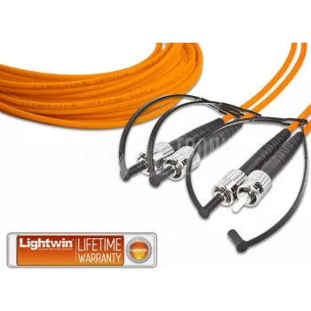Lightwin LDP-50 ST-ST 3.0 OM2 šviesolaidinis kabelis 3 m oranžinis (LDP-50 ST-ST 3.0 OM2)
