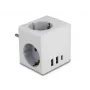 Maitinimo adapteris su kištuku F tipu DeLOCK 11496 2 USB prievadai 5V 2,4A 3A