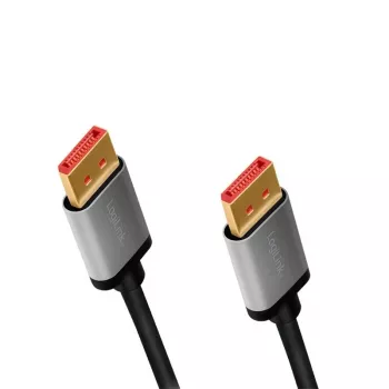 DisplayPort kabelis LogiLink CDA0105 2 m pilka/juoda