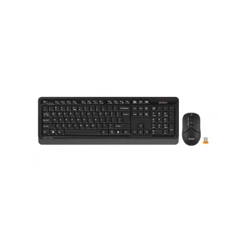 A4Tech Fstyler FG1012 belaidis klaviatūros ir pelės rinkinys, juodas
