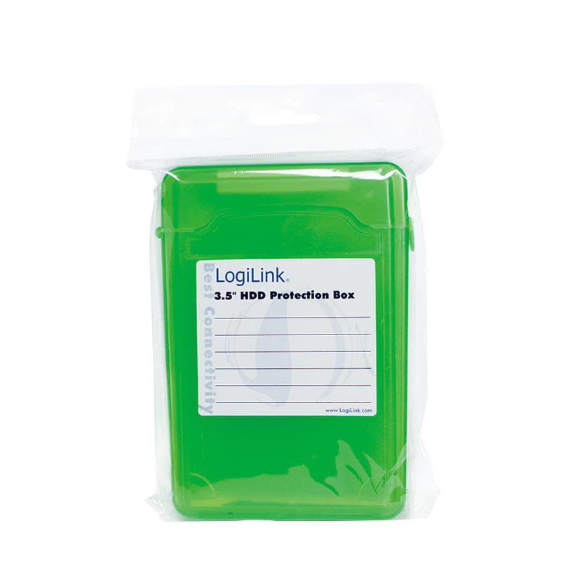 LogiLink UA0133G apsauginė dėžė 3,5 inch HDD, žalia