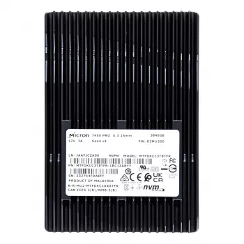 SSD Micron 7450 PRO 3,84 TB U.3 (15 mm) NVMe PCIe 4.0 MTFDKCC3T8TFR-1BC1ZABYYR (DWPD 1)