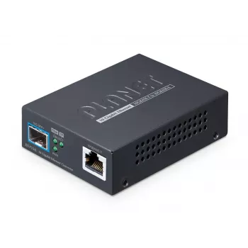 Medijos keitiklis PLANET XT-715A 10GBASE-T į 10GBASE-X SFP+ varinis prievadas Juoda