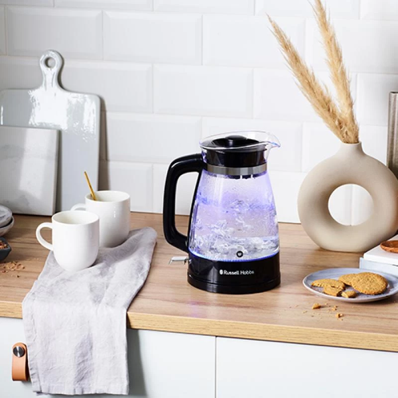 Russell Hobbs 26080-70 elektrinis virdulys 1.7 L 2400 W Juodas, Peršviečiamas