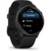 Garmin vívoactive 6 3.05 cm (1.2) AMOLED 42 mm skaitmeninis 390 x 390 pikselių jutiklinis ekranas Juodas Wi-Fi GPS (palydovas)
