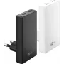 Goobay USB-C PD GaN dvigubas greitasis įkroviklis 90° Flat 45 W juodas – 2 prievadai (75721)