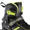 Nils Extreme NH18191 2IN1 riedučiai BLACK/LIME dydis M (34-38) su keičiamomis ledo ritulio pačiūžomis
