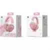 Ausinės ir mikrofonas Deltaco GAM-030-P, laidinis, lankeliu, žaidimams, USB Type-A, rožinė (GAM-030-P)