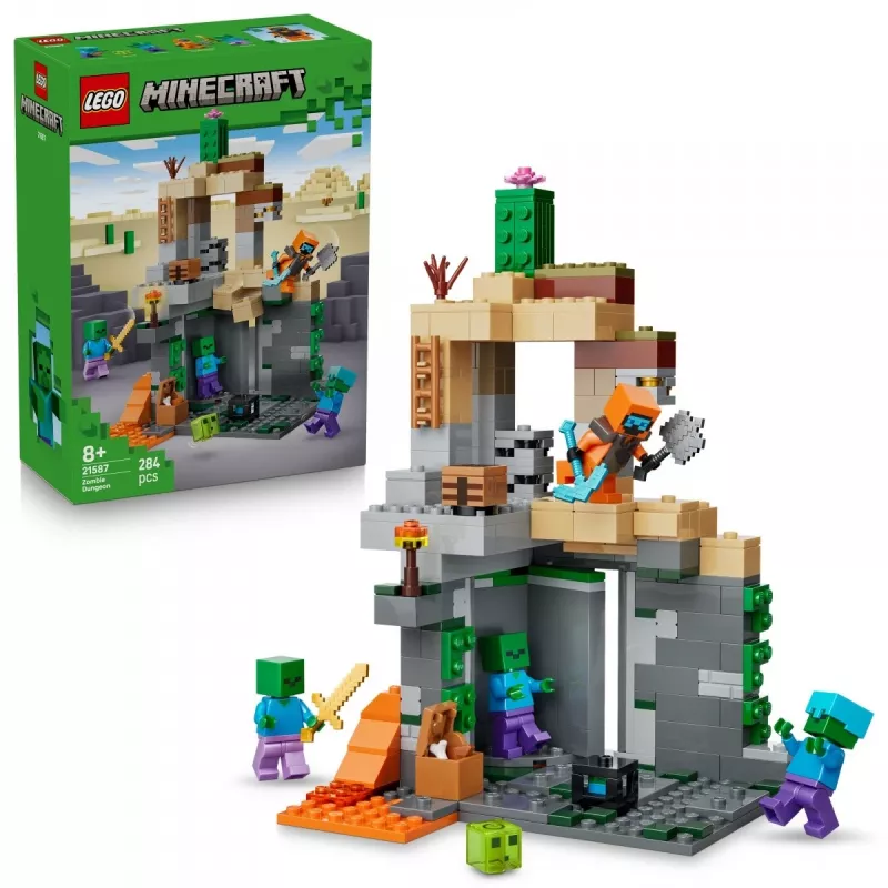 LEGO MINECRAFT 21587 Zombie Dungeon – Zombių požemis