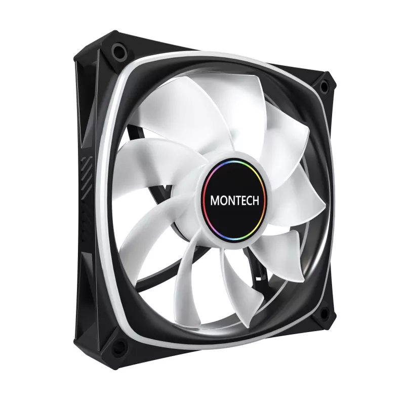 MONTECH RX120 PRO Black 120mm ARGB 3 vnt. rinkinys