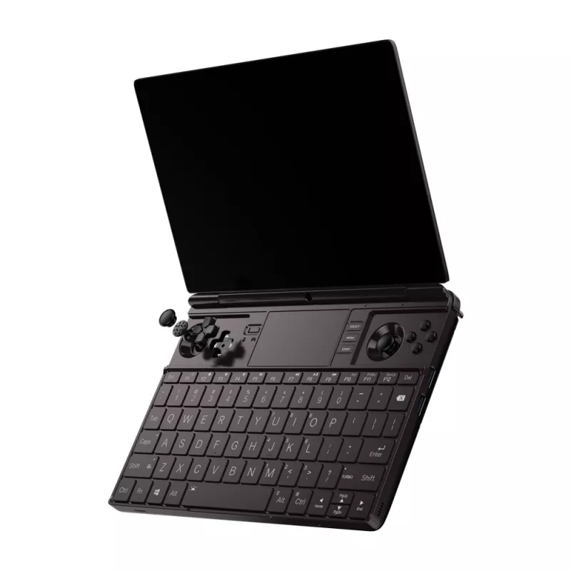 Nešiojamas kompiuteris GPD Win Max 2 8840U Ryzen 7 8840U / 10.1 col. WQXGA (2560x1600) liečiamas ekranas / 32 GB / 1 TB SSD / BT / BLKB / FPR / AMD Radeon 780M 6 GB / Win 11 Graphite