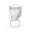 Vandens filtro ąsotis BRITA Glass+1 Maxtra Pro pilka, 2,4 L bendras / 1,5 L filtruoto vandens, Maxtra Pro PP filtras