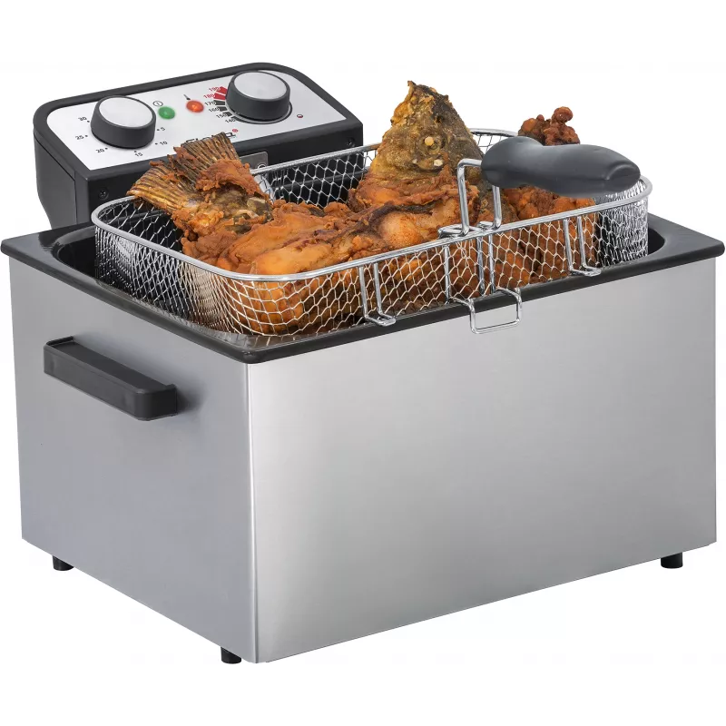 Gruzdintuvė Steba DF 300 Double 5 L 3000 W Juoda Nerūdijantis Plienas