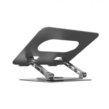 Laptop stovas Unitek OT180SL01 aliuminis 25,4–40,6 cm (10–16 colių) ekranams, 360° sukimas, 0–180° pakreipimas