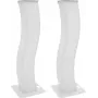 Scenos stovas EUROLITE 32000060 150 cm lenktas su dangčiu ir krepšiu, baltas