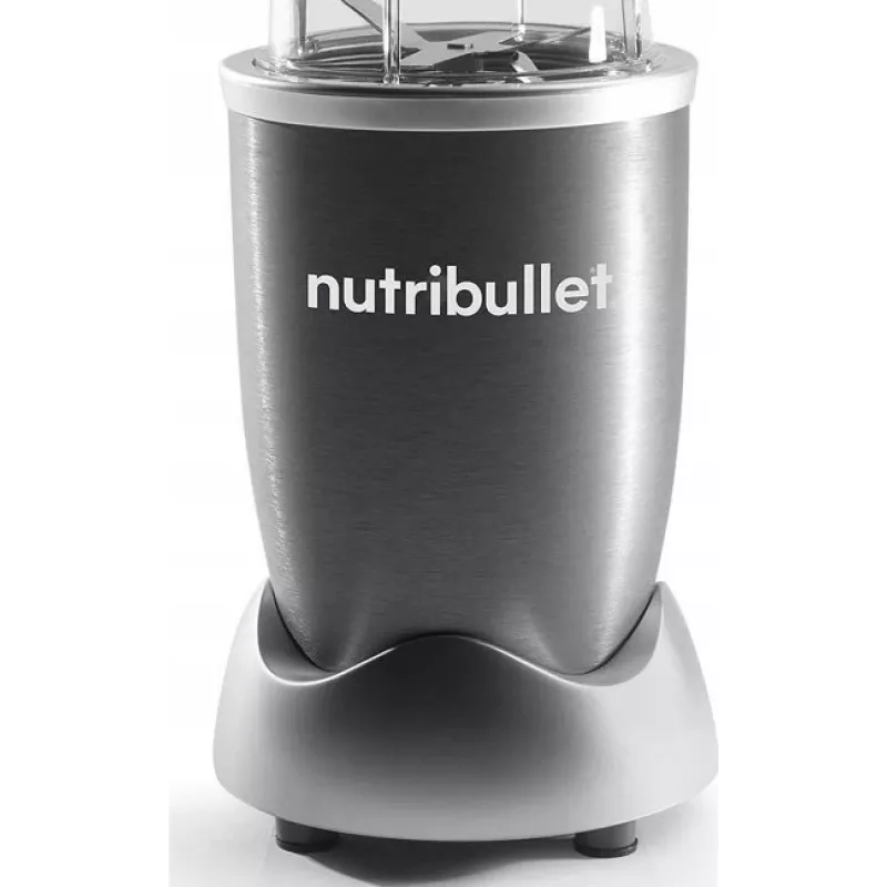 Cup blenderis NUTRIBULLET NB606B 600 W, Tritan ąsotis 0,7 L, 6 peiliukai, 1 greitis, 500 ml puodelis, pilka