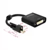 Adapteris DeLOCK 62639 Mini DisplayPort į DVI-I 0,25 m Juodas