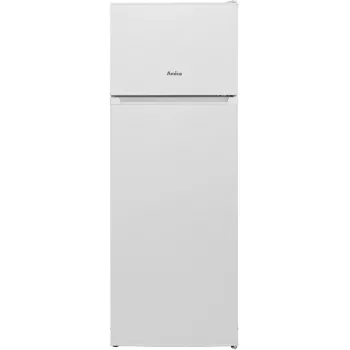 Šaldytuvas-šaldiklis AMICA FD2355.4(E) — 235 L, viršutinis šaldiklis, baltas, R600a, laisvai pastatomas, 1450×540×570 mm