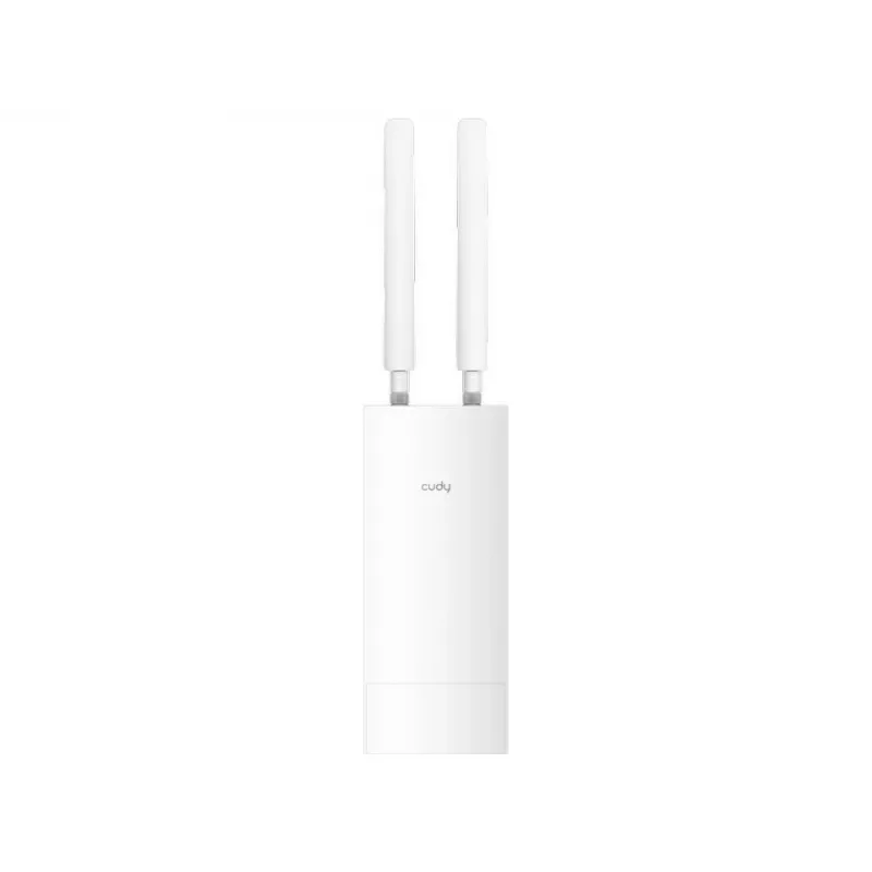 Cudy AP3000 Outdoor lauko belaidis prieigos taškas, dviejų juostų 2,4/5 GHz, IP65, PoE, 1x RJ-45, 2x išorinės RP-SMA antenos
