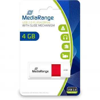 USB atmintukas MediaRange 4 GB USB Type-A 2.0 MR970