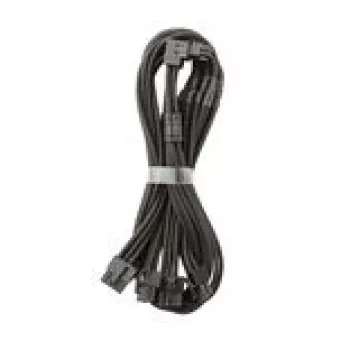 CableMod C-Series Pro Connection Cable - Variant A, 90°, 16-Pin į 4x8-Pin PCIe, juoda