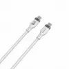 HYPER HyperJuice 240W Silikoninis USB-C į USB-C laidas (1 m) – Baltas