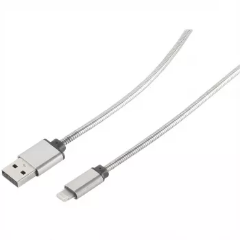 ROLINE – iPad/iPhone/iPod įkrovimo/duomenų laidas – Lightning / USB – USB A tipo, 4 kontaktų (M) – Lightning (M) – 1,8 m – Ekranuotas – (USB/USB 2.0) – Baltas (11.02.8322)