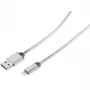 ROLINE – iPad/iPhone/iPod įkrovimo/duomenų laidas – Lightning / USB – USB A tipo, 4 kontaktų (M) – Lightning (M) – 1,8 m – Ekranuotas – (USB/USB 2.0) – Baltas (11.02.8322)