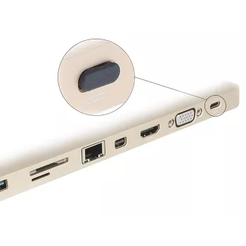 Apsauginis kištukas USB Type-C lizdui DeLOCK 64014 juodas 10 vnt.